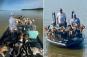 Fishermen in Mississippi pull off dramatic rescue of 38 dogs treading water