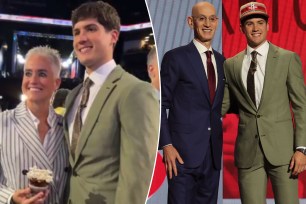 Reed Sheppard throws mom an NBA Draft birthday party before Rockets' pick.