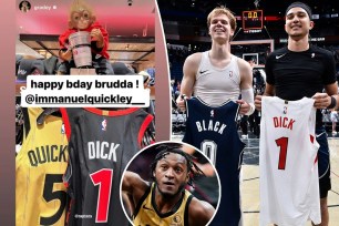 Grady Dick has X-rated birthday message for Immanuel Quickley
