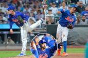 Collage of baseball players Francisco Lindor and Jon Jay