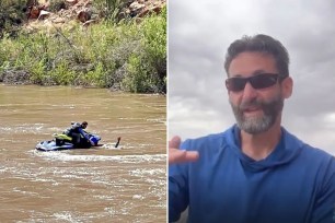 Gaar Lausman and Daniel Wright rescued a drowning father and his two young sons after their kayak overturned while sailing in a Utah river.