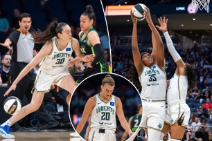 Breana Stewart and Sabrina Ionescu 