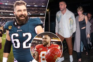 Jason Kelce suggests Travis Kelce's Taylor Swift connection could lead to KCA win