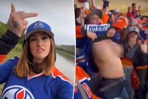 The Oilers fan that went viral for flashing her boobs during the Western Conference Final series against the Dallas Stars last month doesn't seem to regret the NSFW moment.  