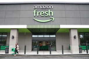 An Amazon Fresh grocery store in Paramus, New Jersey.