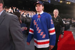 Raoul Boilard is selected by the Rangers with the 119th overall pick in the fourth round of the 2024 NHL Draft.