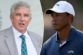 Jay Monahan and Tiger Woods