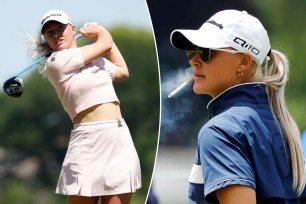 Charley Hull at the US Women's Open
