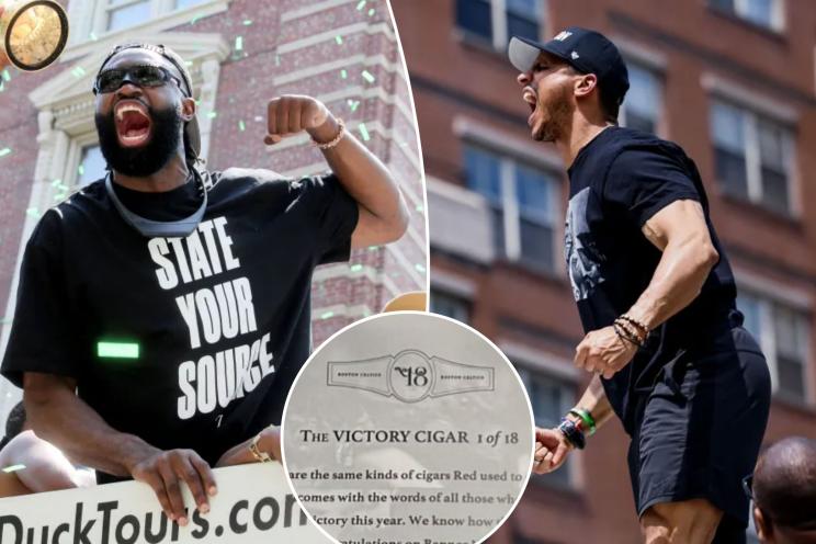 The Celtics' championship parade is an all-out nod to their haters