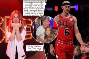 Alex Caruso's girlfriend, Haleigh Broucher said she "is excited for a new chapter" after the Bulls traded the two-time All-Defensive Team guard to the Thunder on Thursday. 