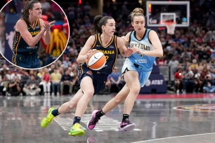 Caitlin Clark and the Fever defeated the Sky on Sunday.