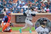 Alex Verdugo hit into double plays in the first inning and the fourth frame (inset) in the Yankees' 12-2 Subway Series blowout loss to the Mets.