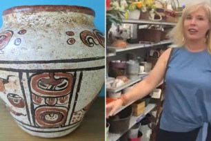 Mayan artifact found in thrift shop
