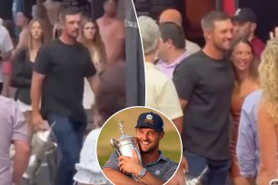 Bryson DeChambeau was living it up in Nashville after he secured his second U.S. Open win on Sunday.