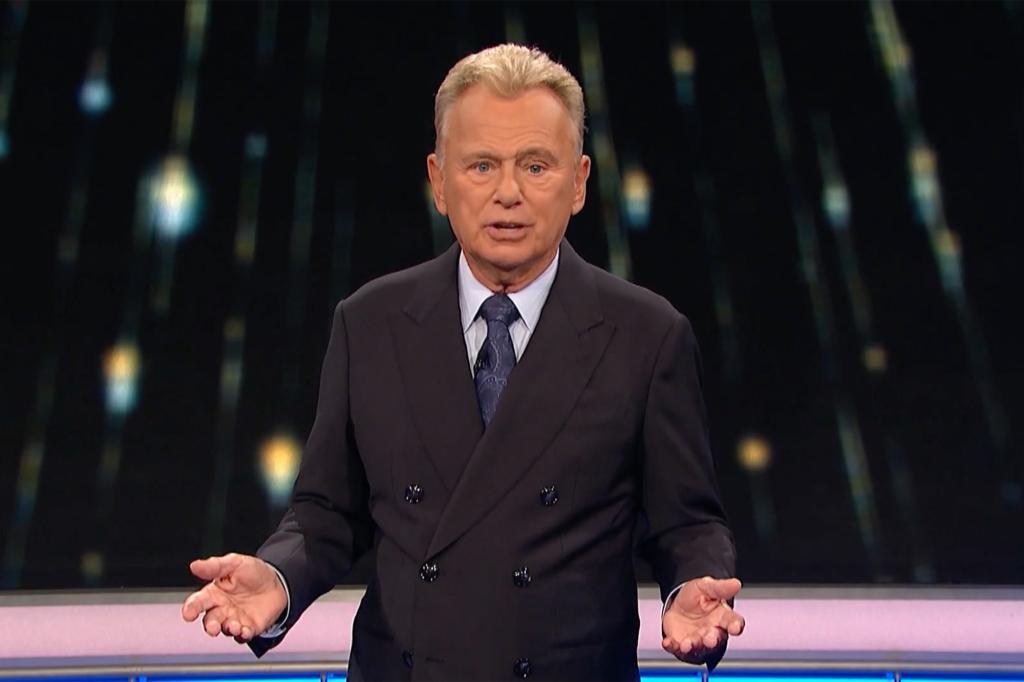 Pat Sajak looking serious. 