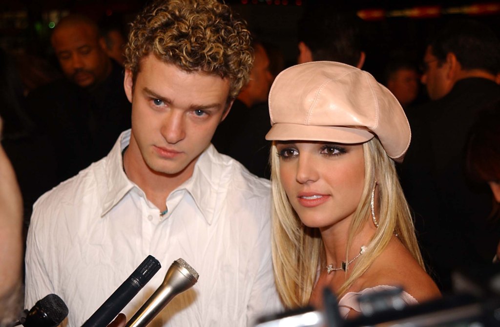 Justin Timberlake and Britney Spears at the "Crossroads" premiere
