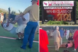 Fights erupt at New Jersey HS graduation in caught-on-camera chaos: 'Egregious behavior'