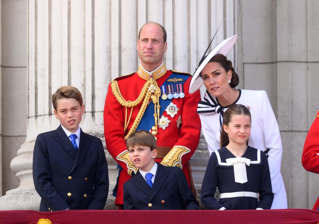 The royal family at Trooping the Colour