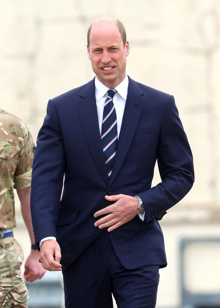 Prince of Wales at the Army Aviation Centre on May 13, 2024 in Stockbridge, Hampshire.