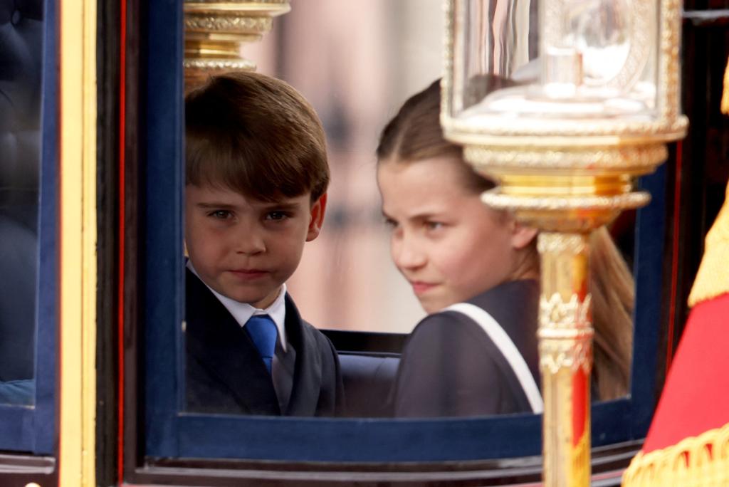 Louis and Charlotte were pictured in public for the first time since Christmas Day, 2023. 