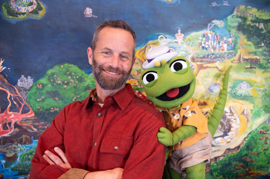Kirk Cameron on his children's show, Adventures with Iggy and Mr. Kirk
