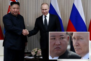 Russian President Vladimir Putin will visit North Korea on Tuesday to meet with Kim Jong Un in a show of unity against the west, officials said.