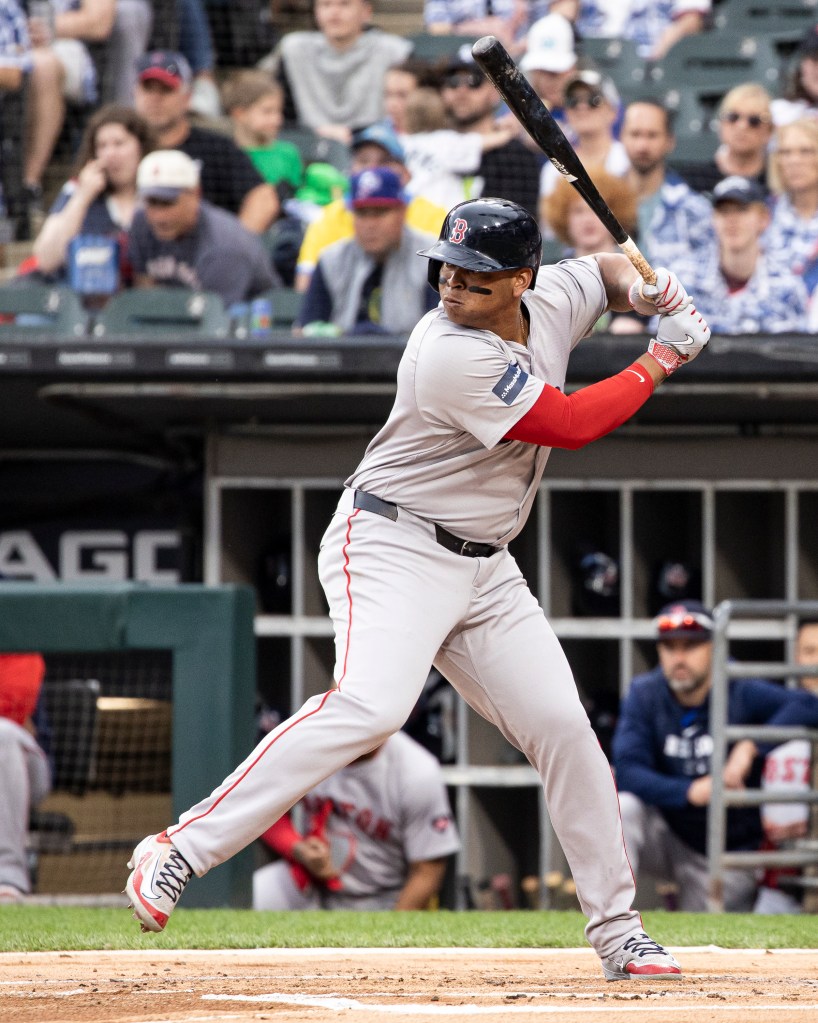 Red Sox third baseman Rafael Devers