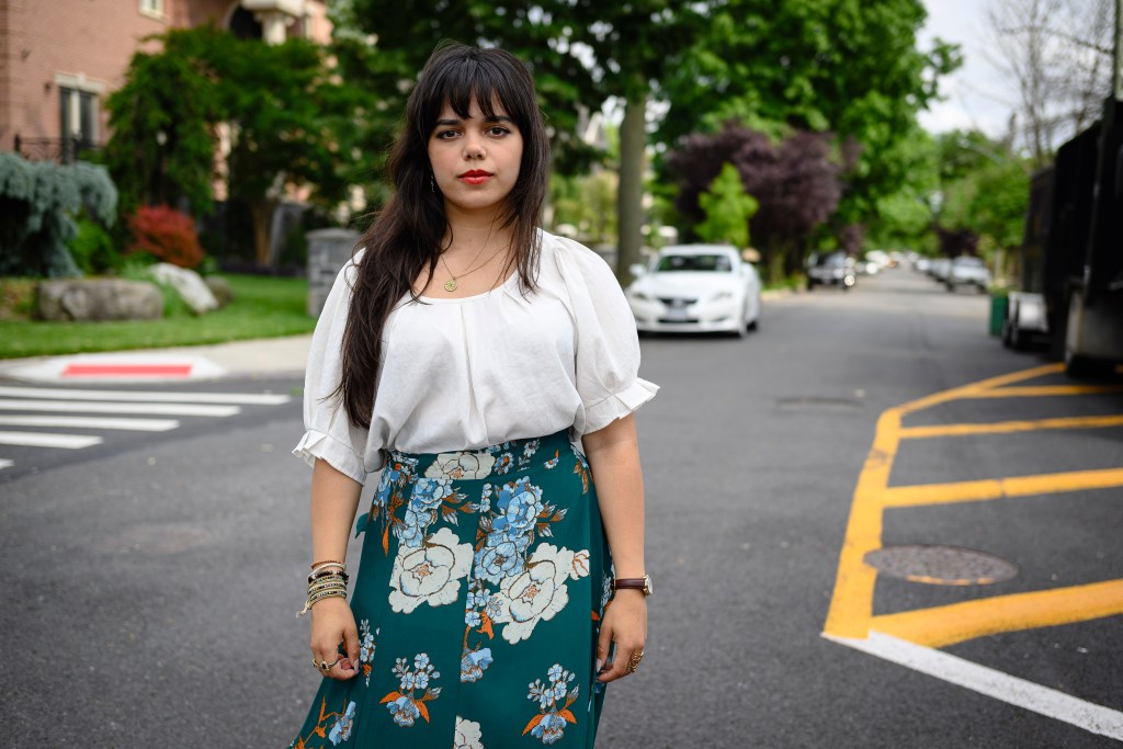 Becky Oliveira on the street