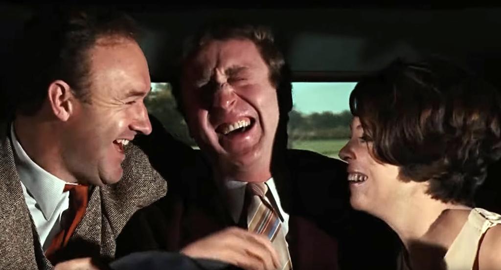 Evans Evans in "Bonnie and Clyde" with Gene Hackman and Gene Wilder. 
