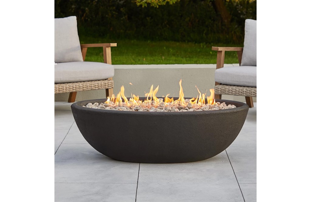 RIVERSIDE Oval Propane Fire Bowl by Real Flame
