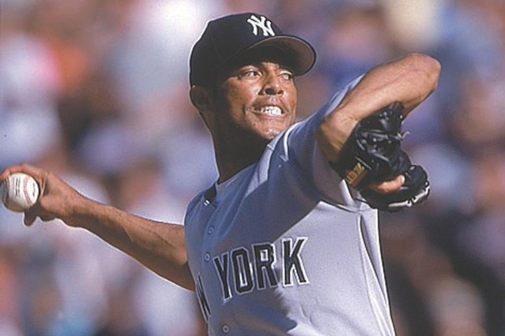 New York Yankees Mariano Rivera in action vs New York Mets, Flushing, NY 7/11/1999