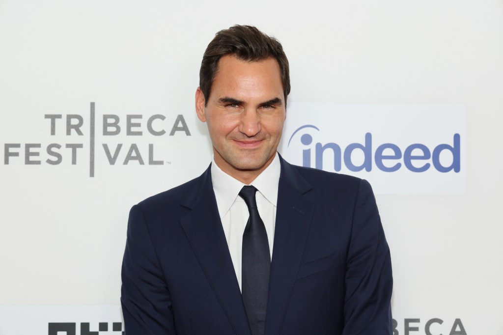 Roger Federer at the Tribeca Film Festival