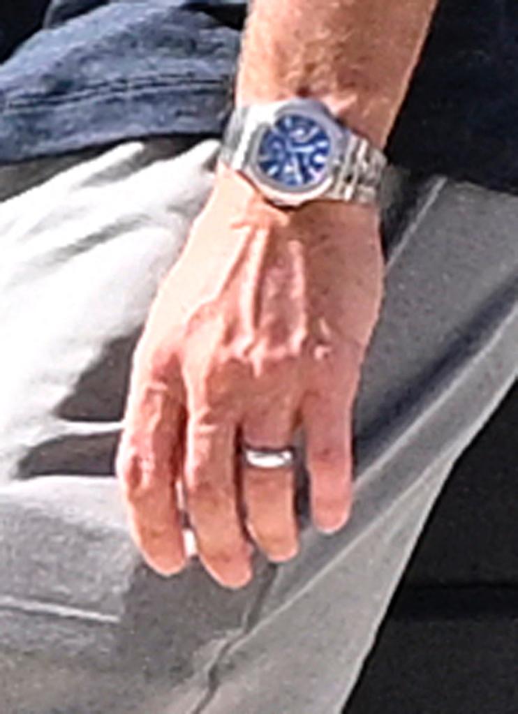 Rory McIlroy was wearing his wedding ring during the family outing on Monday.