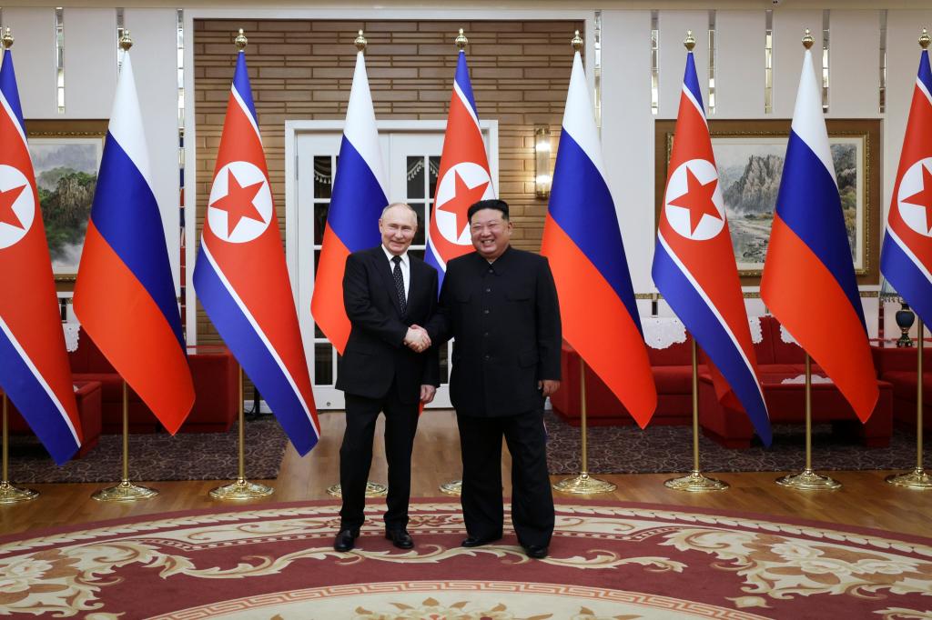 Along with China, Russia has provided political cover for Kim’s continuing efforts to advance his nuclear arsenal, repeatedly blocking US-led efforts to impose fresh UN sanctions on the North over its weapons tests.