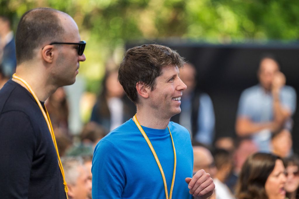 OpenAI CEO Sam Altman attending Apple's Worldwide Developers Conference in Cupertino, California.