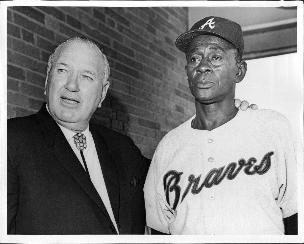 Satchel Paige, right, was one of the best pitchers of all time.