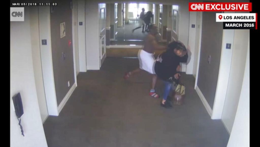 A 2016 surveillance video obtained exclusively by CNN shows Combs grab, shove, drag and kick his then-girlfriend Cassie Ventura.