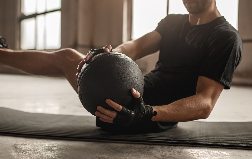 man working out