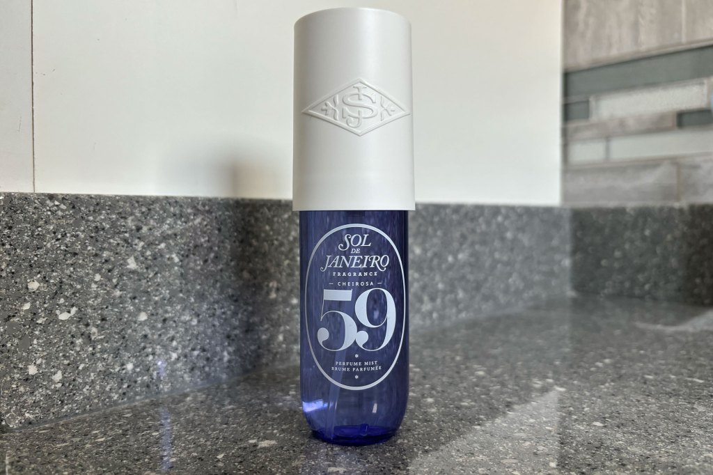 A bottle of body and mist from Sol de Janerio