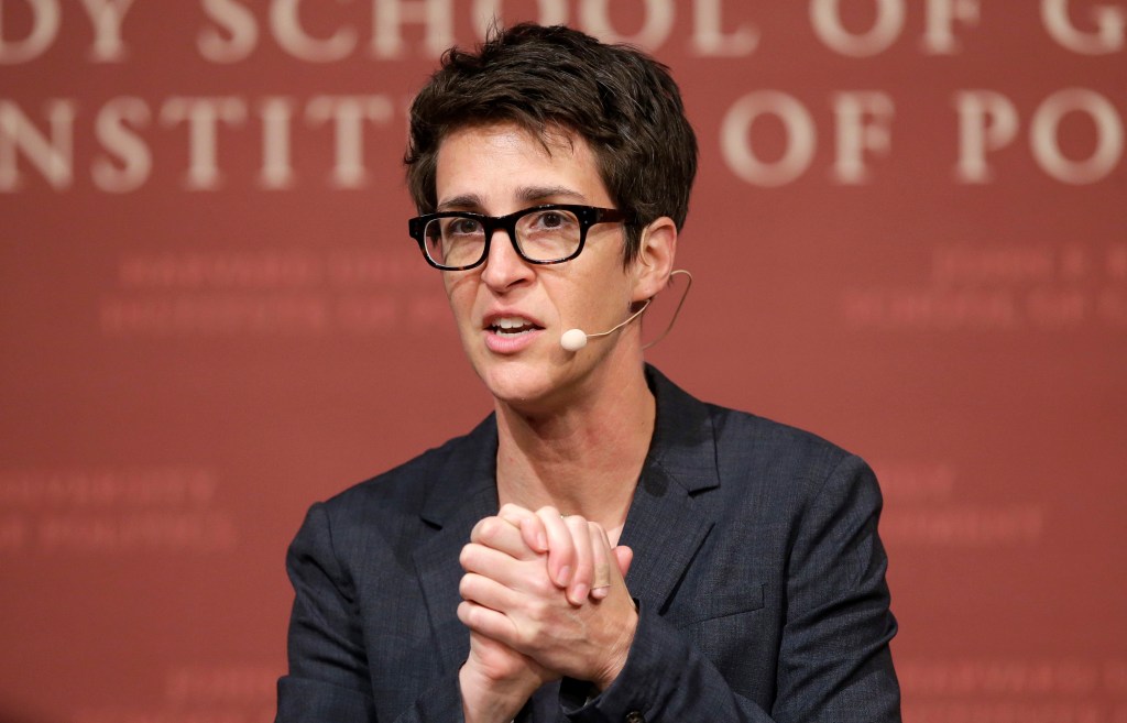 MSNBC host Rachel Maddow