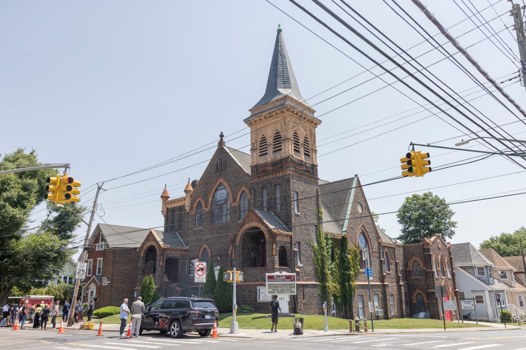 Exterior shot of the church