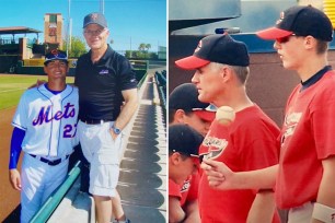 brandon nimmo and his dad ron nimmo