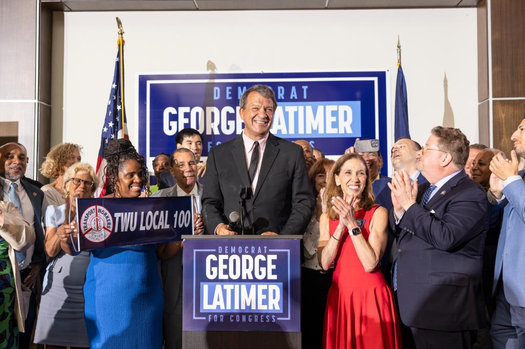 Westchester County Executive George Latimer defeated Rep. Jamaal Bowman in the Democratic primary election for the 16th Congressional District.