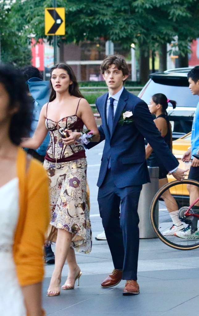 Suri Cruise with her prom date