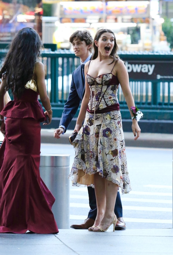 Suri Cruise going to her high school prom in NYC 