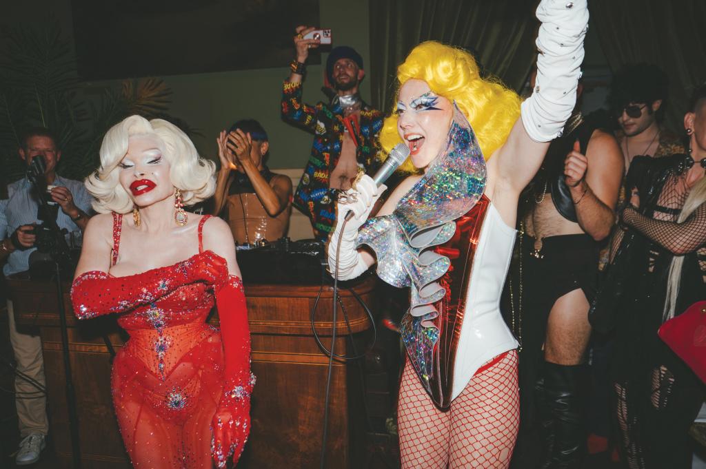 Amanda Lepore and Susanne Bartsch