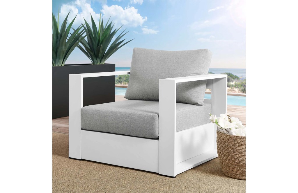 Modway Tahoe Outdoor Patio Powder-Coated Aluminum Armchair
