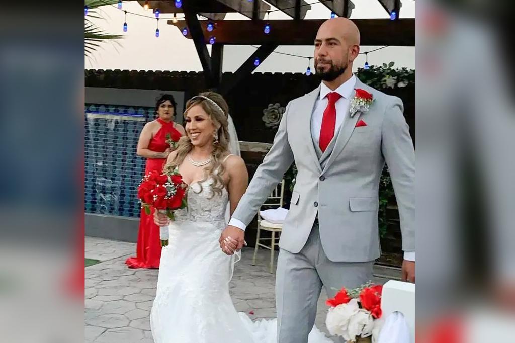 A man and woman holding hands and walking down a resort walkway in Puerto Peñasco, Mexico