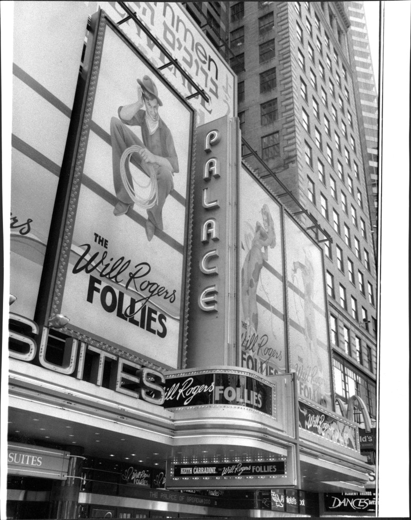 The old Palace Theater marquee