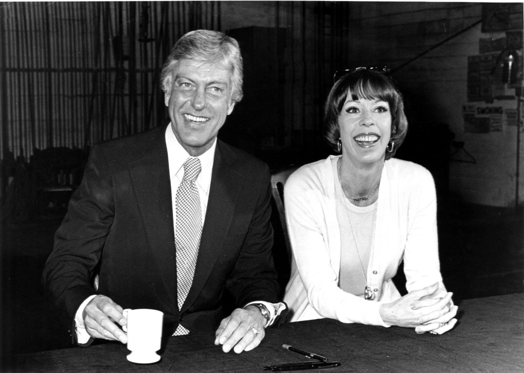 Carol Burnett and Dick Van Dyke in 1977. 